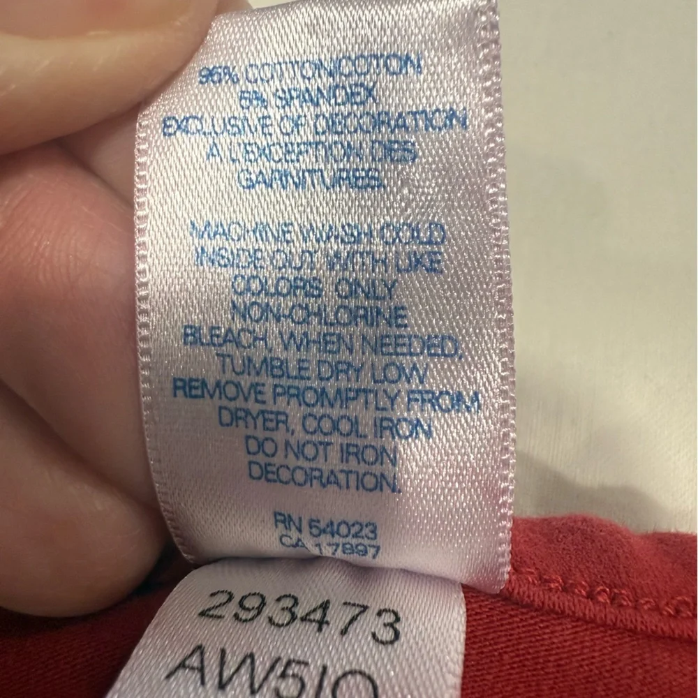 Y2K Old Navy Kids Tank Top with Butterfly Design - Red Size 6-12 months